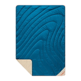 Fleece Puffy Blanket - Seascape Cream