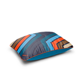 The Camp Pillow - Midnight Retro Stripes