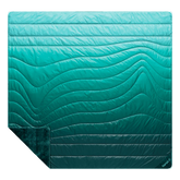 Fleece Puffy 2 Person Blanket - Jade Fade