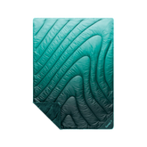 Fleece Puffy Throw Blanket - Jade Fade