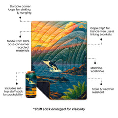 Original Puffy Blanket - Pacific Rim