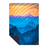 Original Puffy Blanket - Misty Peaks Mountainscape