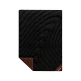 Campfire Puffy Throw Blanket - Black Mocha