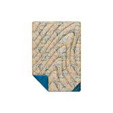 Original Puffy Mini Blanket - Mustard Fern