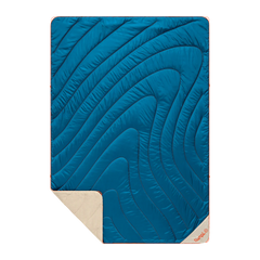 Fleece Puffy Blanket - Seascape Cream