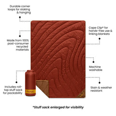 Original Puffy 2 Person Blanket - Sedona