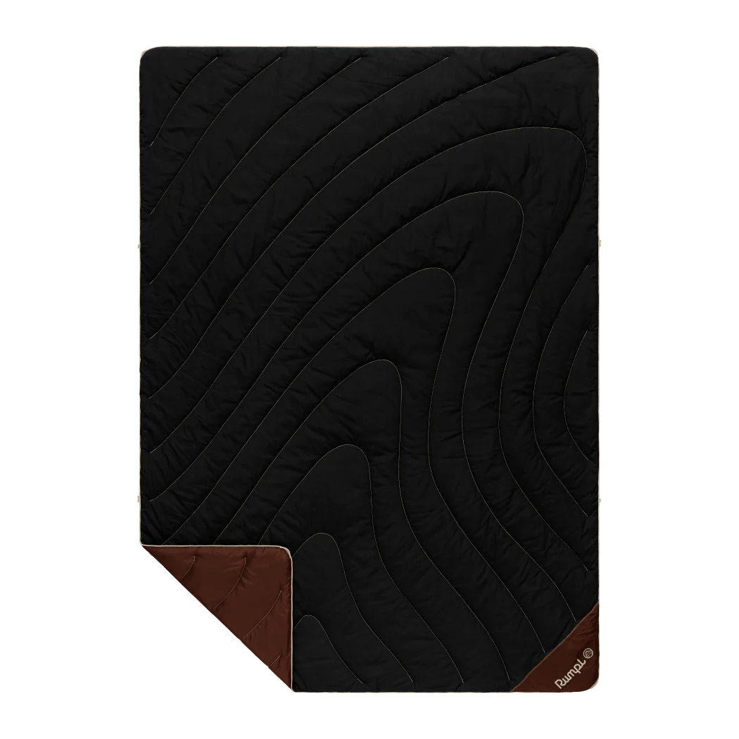 Campfire Puffy Blanket - Black Mocha