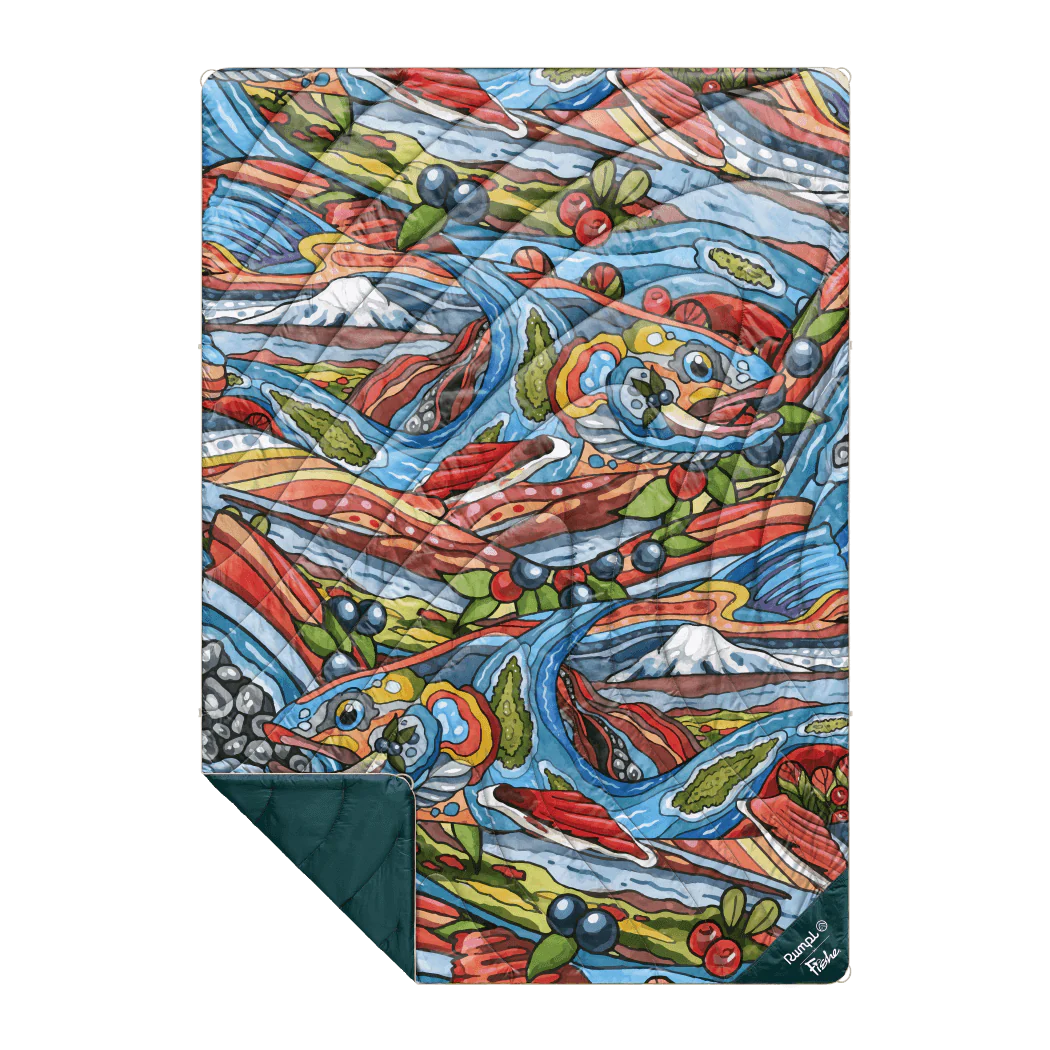 Original Puffy Blanket - Fishe - Arctic Char
