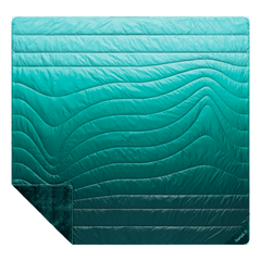 Fleece Puffy 2 Person Blanket - Jade Fade