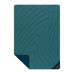 Campfire Puffy Blanket - Sage Navy