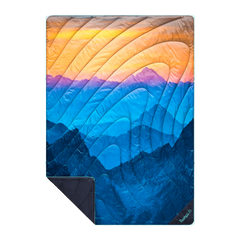 Original Puffy Blanket - Misty Peaks Mountainscape