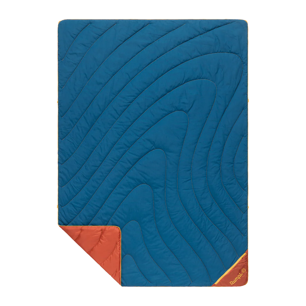 Flame Puffy Blanket - Deep Ember