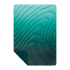 Fleece Puffy Blanket - Jade Fade