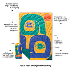 Original Puffy Blanket - Crystal Worl - Our Clan Opposites