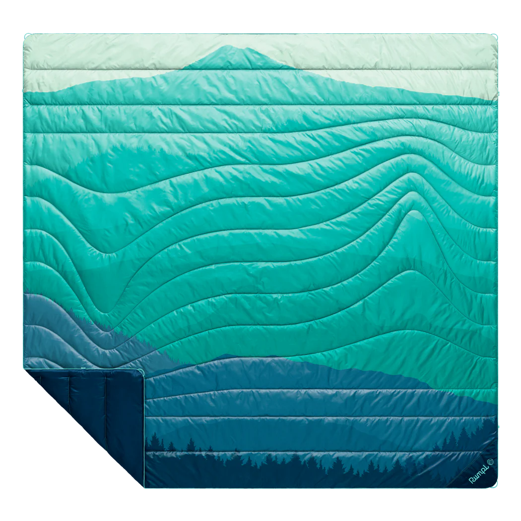 Original Puffy 2 Person Blanket - Seascape Ridge Mountains